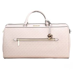 Michael Kors Extra Large Top Zip Duffle Bag (Vanilla)
